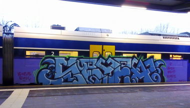 Graffiti Train - Photo by ZUGZWANG - bremerhaven, bremen, oldenburg (2016)