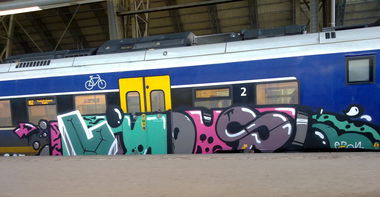 Graffiti Train - Photo by ZUGZWANG - lynus (2017)