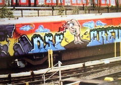 Graffiti Train - Photo by ZUGZWANG - dsf