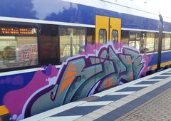 Graffiti Train - Photo by ZUGZWANG - niek