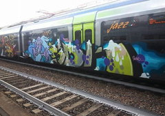 Graffiti Train - Photo by ZUGZWANG