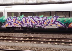 Graffiti Train - Photo by ZUGZWANG (2017)