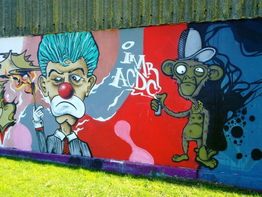 Graffiti Wall - Photo by ZUGZWANG - bremerhaven