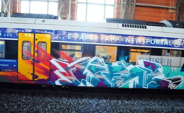 Graffiti Train - Photo by ZUGZWANG - niek