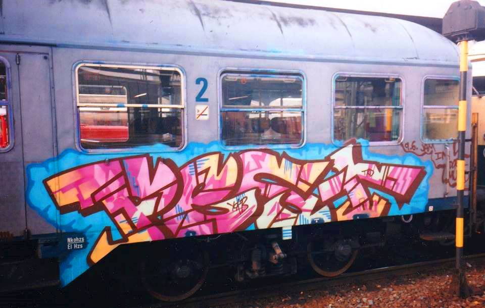 Graffiti Train - Photo by ZUGZWANG - pest