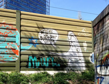 Graffiti Bombing - Photo by ZUGZWANG