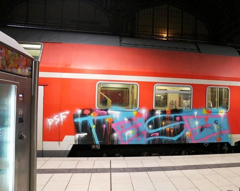 Graffiti Train - Photo by ZUGZWANG - tese, dsf (2016)