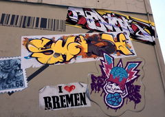 Graffiti Wall - Photo by ZUGZWANG - can2, wow123, dare