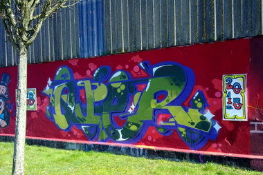 Graffiti Wall - Photo by ZUGZWANG - bremerhaven