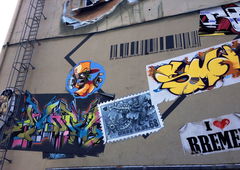 Graffiti Wall - Photo by ZUGZWANG - can2, wow123, dare