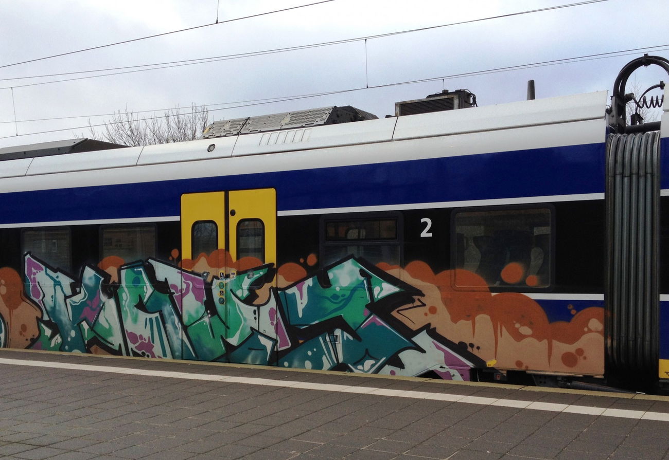 Graffiti Train - Photo by ZUGZWANG - howy (2017)