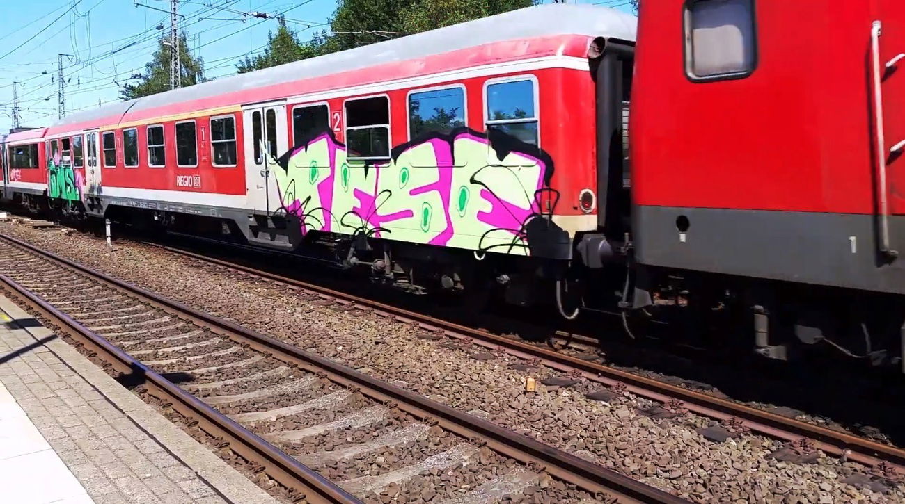 Graffiti Train - Photo by ZUGZWANG - tese (2017)