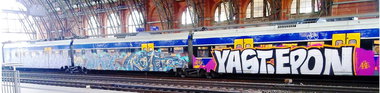 Graffiti Train - Photo by ZUGZWANG - akie, ratio, motor (2015)