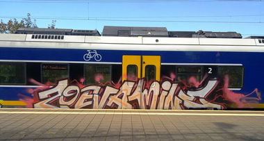 Graffiti Train - Photo by ZUGZWANG (2015)