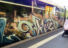 Graffiti Train - Photo by ZUGZWANG - wanted (2017)