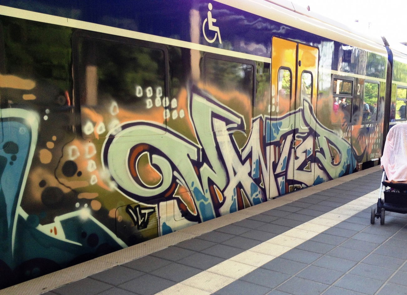 Graffiti Train - Photo by ZUGZWANG - wanted (2017)