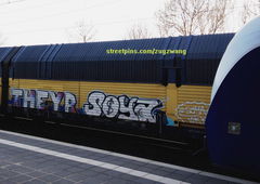 Graffiti Train in T - Photo by ZUGZWANG - theyr
