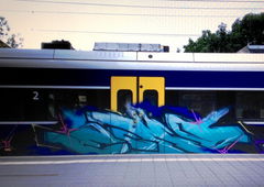 Graffiti Train - Photo by ZUGZWANG (2017)