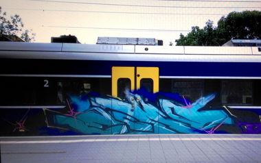 Graffiti Train - Photo by ZUGZWANG (2017)