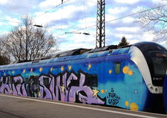 Graffiti Train - Photo by ZUGZWANG - swk (2017)