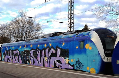 Graffiti Train - Photo by ZUGZWANG - swk (2017)