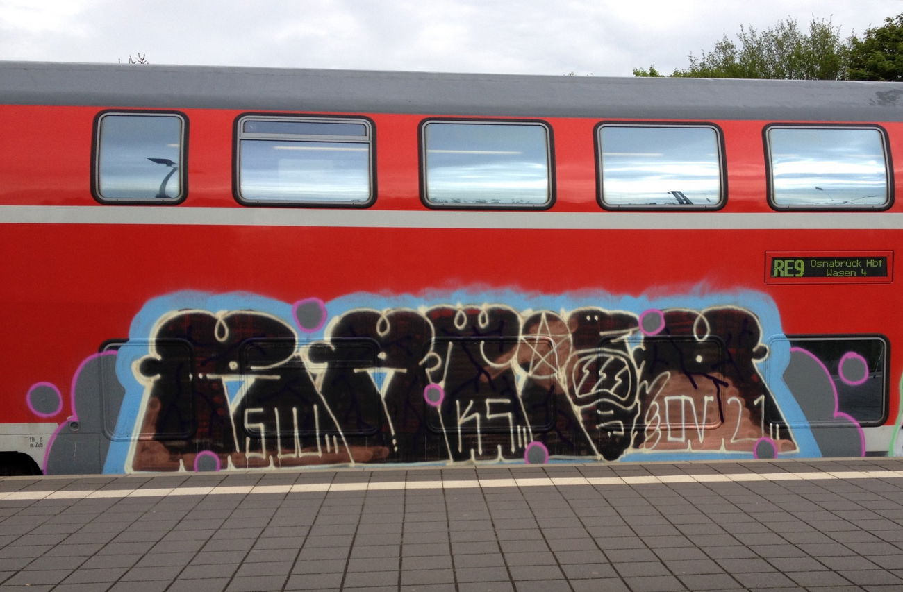 Graffiti Train - Photo by ZUGZWANG (2017)