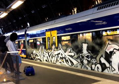 Graffiti Train - Photo by ZUGZWANG - wanted (2017)