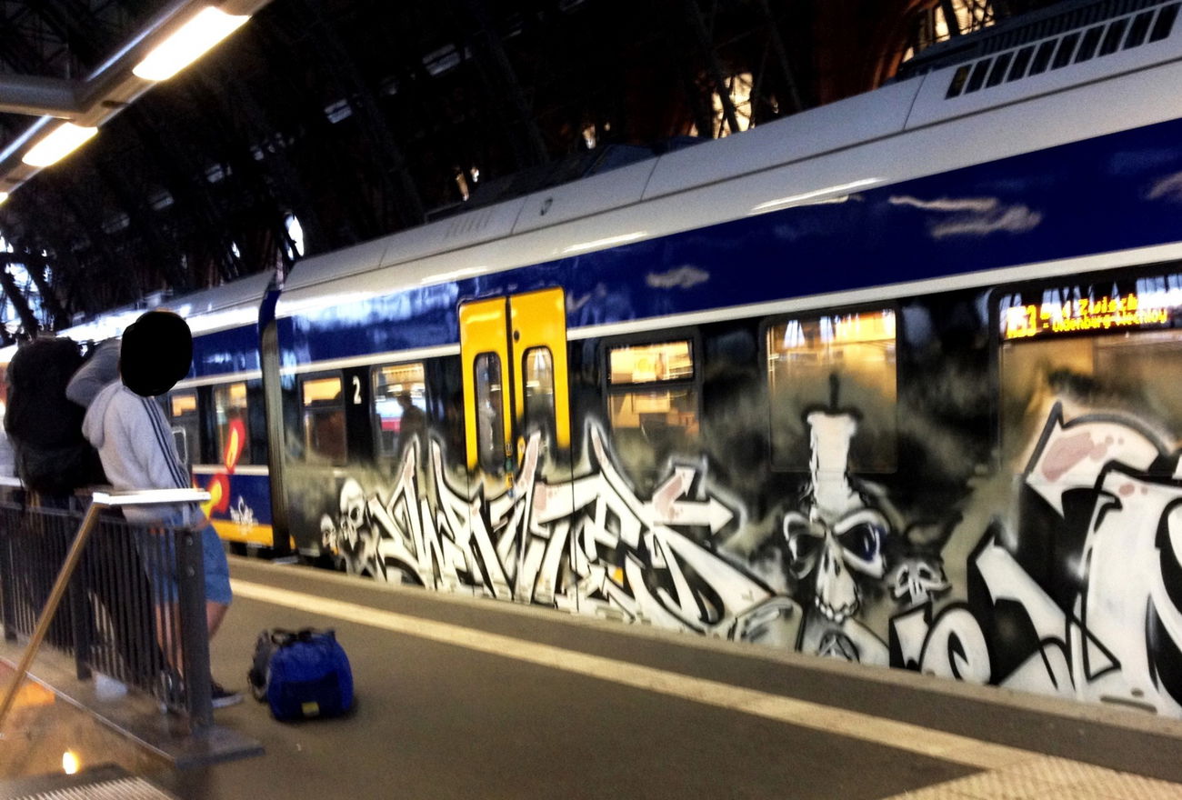 Graffiti Train - Photo by ZUGZWANG - wanted (2017)