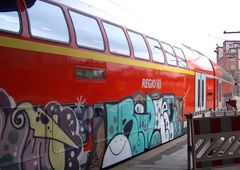 Graffiti Train - Photo by ZUGZWANG