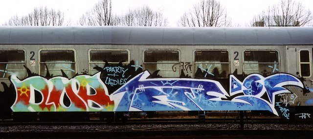 Graffiti Train - Photo by ZUGZWANG - tese, dsf, hamburg