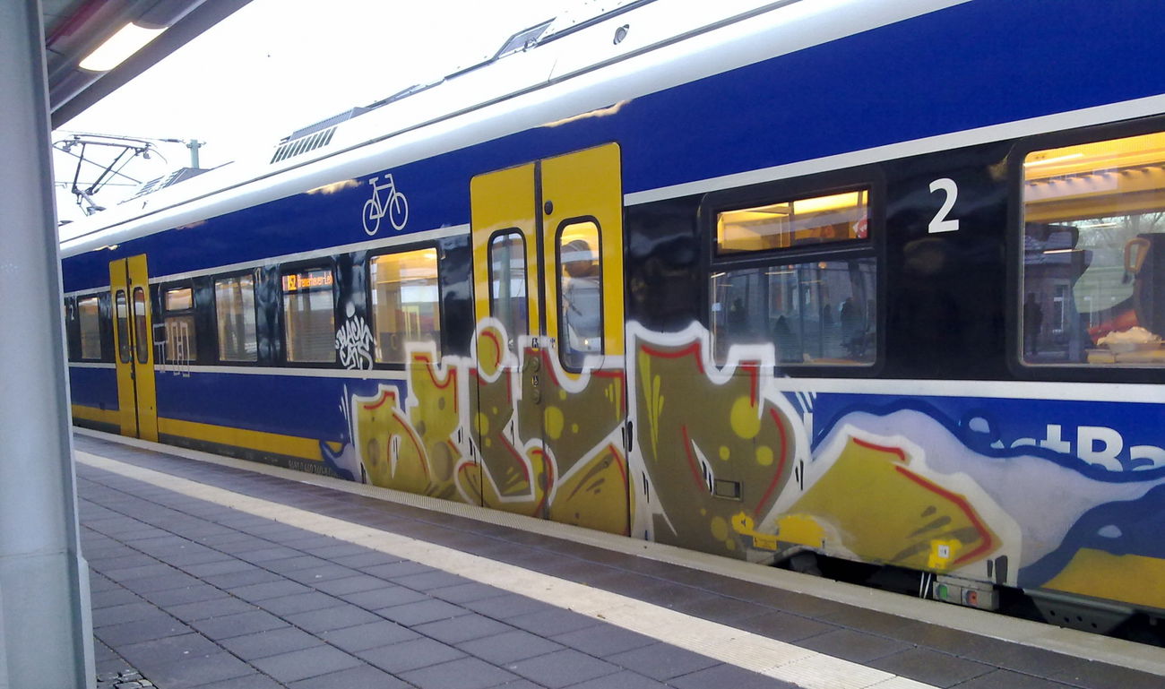 Graffiti Train - Photo by ZUGZWANG (2016)