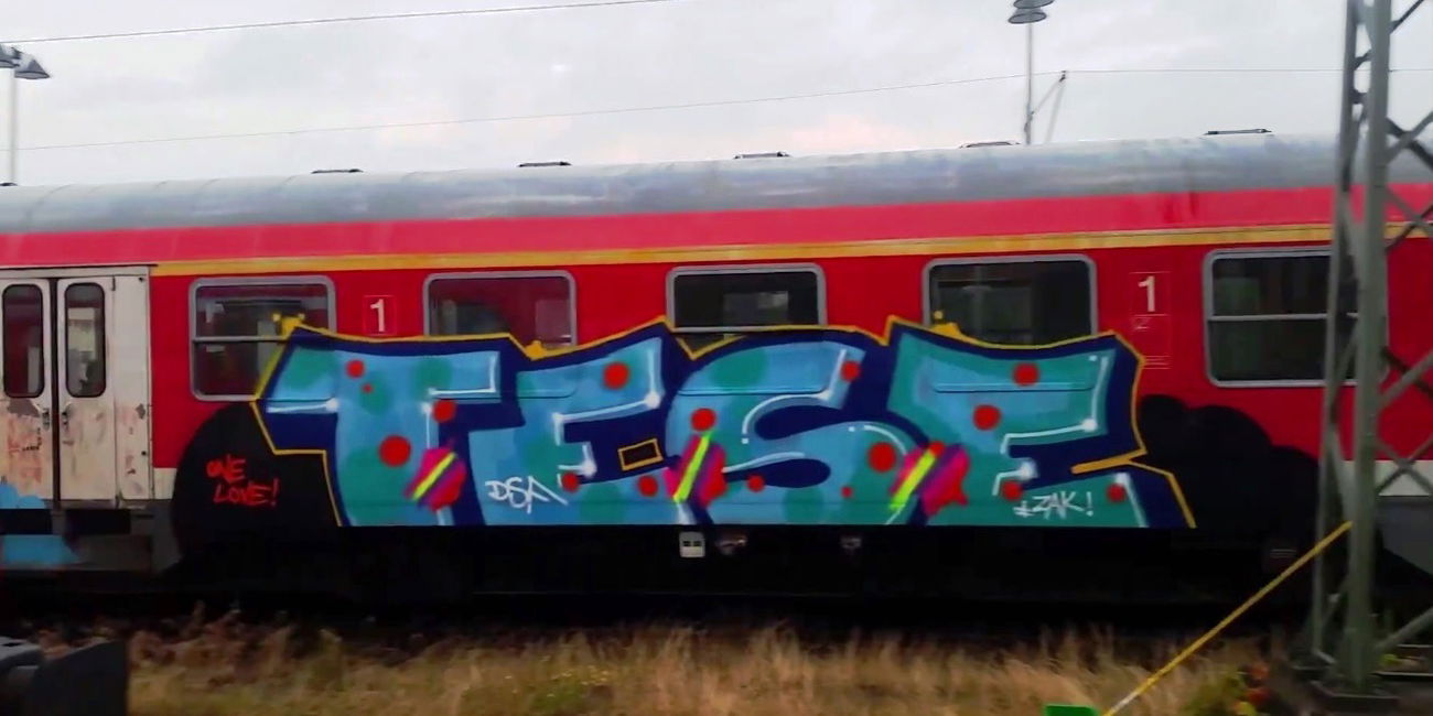 Graffiti Train - Photo by ZUGZWANG - tese (2015)