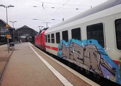 Graffiti Train - Photo by ZUGZWANG (2016)