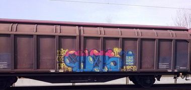 Graffiti Train - Photo by ZUGZWANG - bremerhaven, 27
