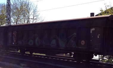 Graffiti Train - Photo by ZUGZWANG