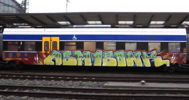 Graffiti Train - Photo by ZUGZWANG - abm, 180, nk