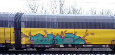 Graffiti Train - Photo by ZUGZWANG - bremerhaven, 27, bremen (2015)