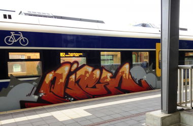 Graffiti Train - Photo by ZUGZWANG - niek (2017)