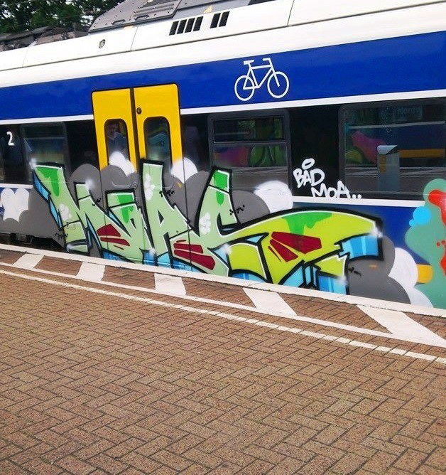 Graffiti Train - Photo by ZUGZWANG - moa