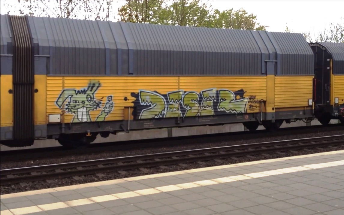 Graffiti Train - Photo by ZUGZWANG