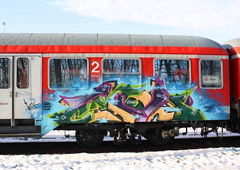Graffiti Train - Photo by ZUGZWANG