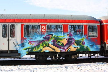 Graffiti Train - Photo by ZUGZWANG