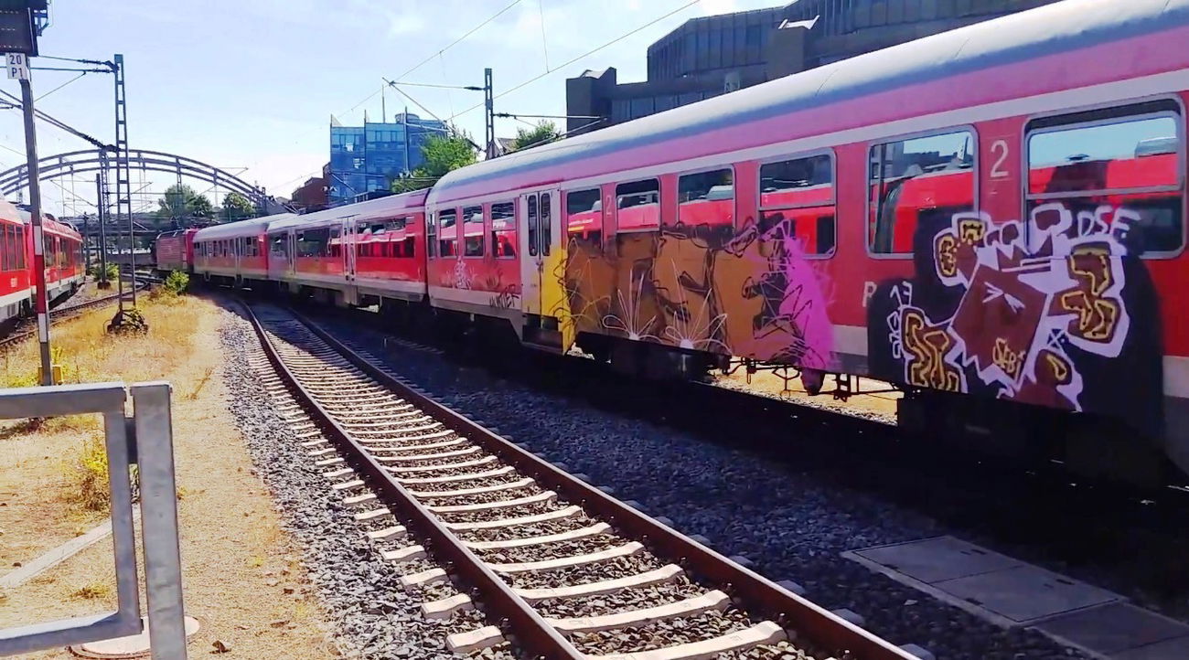 Graffiti Train - Photo by ZUGZWANG - tese (2017)