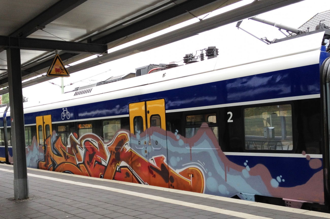 Graffiti Train - Photo by ZUGZWANG - niek (2017)