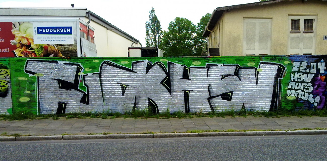 Graffiti Wall - Photo by ZUGZWANG - hsv, bremerhaven (2016)