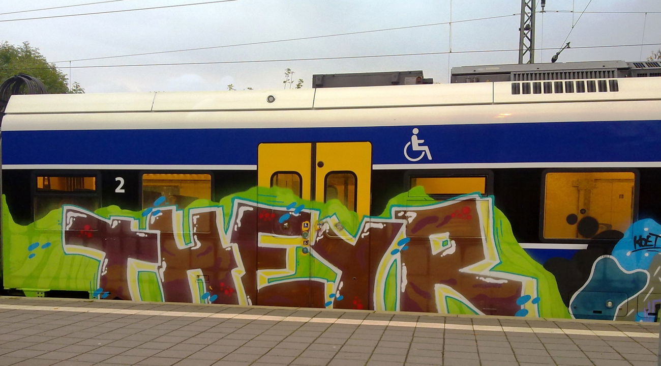 Graffiti Train - Photo by ZUGZWANG - theyr