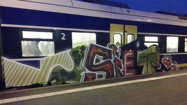Graffiti Train - Photo by ZUGZWANG - siet (2016)