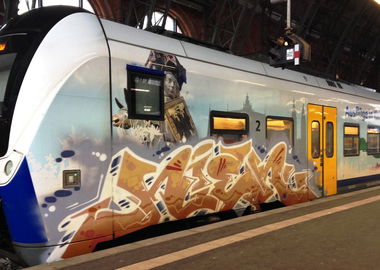 Graffiti Train - Photo by ZUGZWANG - niek (2017)