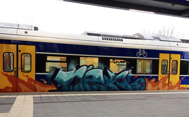 Graffiti Train - Photo by ZUGZWANG - niek (2017)