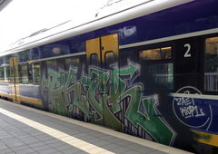 Graffiti Train - Photo by ZUGZWANG (2017)